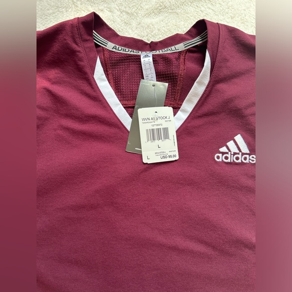 ADIDAS MEN’S FOOTBALL JERSEY, SIZE L, NWT - Picture 3 of 7